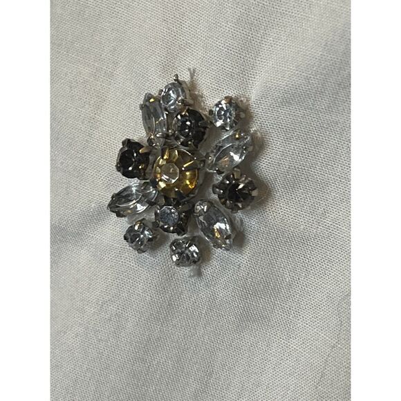 J Crew Collection Gamine Shirt 6 White Jewel Bling Rhinestone Button Up - Picture 5 of 8